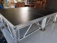 Portable Pliable Carré Échelle Truss Mobile Concert Scène Plate-Forme Intérieur Extérieur Salons En Alliage D'aluminium Affichage