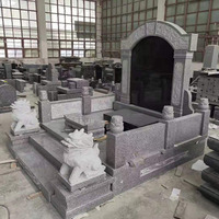 Cimetière chinois, pierre de granit bon marché, sculpture de crémation, mausoléums, tombe, Monuments commémoratifs