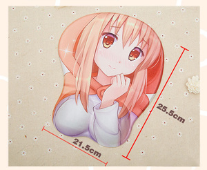 Tapis de souris personnalisé avec Photo de fille, gros <span class=keywords><strong>seins</strong></span>, <span class=keywords><strong>dessin</strong></span> animé, Design réel, avec votre propre tapis - Product Image 6