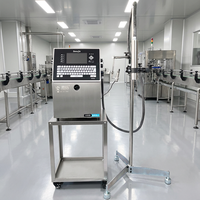 Nueva Impresora de Etiquetas de Inyección de Tinta Digital de Alta Capacidad de Producción, de 1 a 5 Líneas, para Caracteres Pequeños, para Envasado de Alimentos, Bolsas de Plástico y Cartón