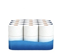 Papier toilette en bambou écologique en gros. Serviettes douces 3 plis, logo personnalisé, emballage en gros pour hôtel. Accueil