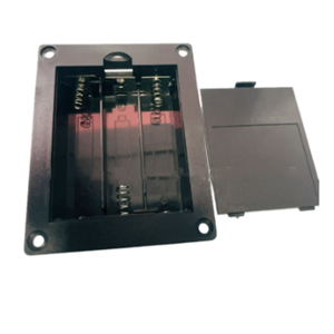 3x18650 soporte de batería Soporte de batería integrado 18650*3 Compartimento de batería con tapa Salida de 12V - Product Image 1