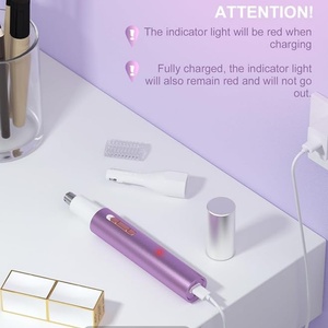 Tondeuse 2-en-1 pour poils du nez et des oreilles avec écran LED pour femmes et hommes, tondeuse à sourcils portable et étanche pour l'épilation du visage - Product Image 2
