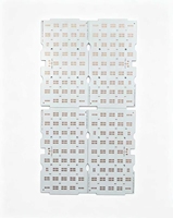 Carte de circuit imprimé LED en aluminium personnalisée OEM FR4 MCPCB avec rainurage en V, carte de circuit imprimé LED personnalisée pour l'éclairage OEM PCB