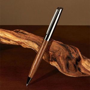Luxury Business Pen Office <b>Writing</b> Eco-Friendly Wooden Ballpoint <b>Set</b> With Logo Gift Pens Custom Promotional Gifts - Product Image 6