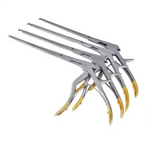 Pinzas Kerrison Reutilizables de 20 cm con Inclinación de 40 Grados hacia Abajo, Instrumentos Médicos Quirúrgicos Básicos de Acero Inoxidable de Alta Calidad para Cirugía de Columna Vertebral - Product Image 1