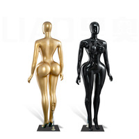 Mannequin de vitrine pour vêtements féminins, taille fine, fesses généreuses, avec conception pour grandes tailles