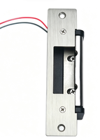 Serrure de porte électrique en acier inoxydable 12V DC, déverrouillage par empreinte digitale et mot de passe, finition zinguée, installation facile, sécurité en cas de panne