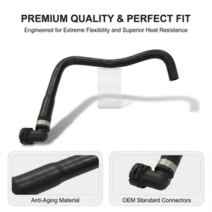 ท่อส่งน้ำหล่อเย็นเข้าเครื่องทำความร้อน OE 30745332 9492232 ทำจากยาง EPDM สำหรับระบบทำความร้อน HVAC ของเครื่องยนต์ ใช้แทนท่อเดิมได้ เหมาะสำหรับ <span class=keywords><strong>S60</strong></span> V70 ของแท้จากโรงงาน - Product Image 2