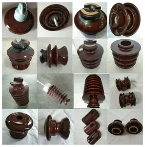 Wholesale Customizable Strength Factory High Voltage 11 KV Insulator Pin Type Porcelain Insulators P-11-Y