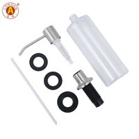 Recharge pour évier de cuisine Distributeur de savon liquide pour lessive Distributeur de savon pour lave-vaisselle Distributeur de détergent pour lave-vaisselle Top Steel 500ml