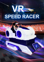 HEROVR-Simulador de coche de carreras eléctrico, máquina de juego de coches de carreras 4D, pantalla de carreras