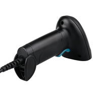 Interface USB filaire 1D Scanner de codes à barres CCD Scanner de supermarché de stock
