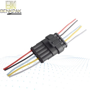 Conectores eléctricos automotrices impermeables de 5 pines con conector macho hembra de cable para motocicleta de <span class=keywords><strong>coche</strong></span> - Product Image 5