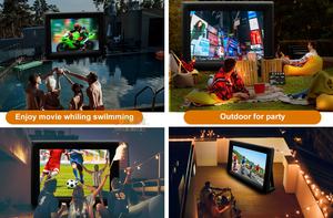 Écran de cinéma gonflable portatif de capacité de 10x7ft 500KG pour le château de projection d'air de fêtes en plein air pour la nuit de film - Product Image 6