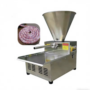 Machine à farcir les saucisses de porc et de bœuf électrique, machine à farcir la viande à haute efficacité, machine à fabriquer des saucisses commerciale pour les usines - Product Image 1