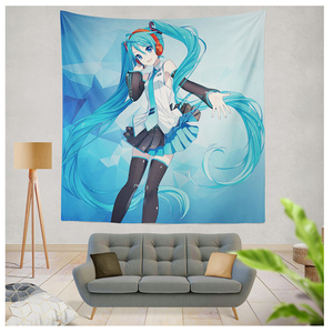 Póster de tapiz japonés personalizado, <span class=keywords><strong>tela</strong></span> de entrega rápida, foto impresa para colgar para decoración de dormitorio para Ramadán y boda - Product Image 3