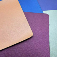 Tissu en cuir PU imperméable en peau de mouton gaufrée 0,7 mm, aspect suède souple, pour moto, activités de plein air, gants de boxe, sacs artisanaux