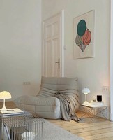 Fauteuil de salon vert Togo, canapé d'appoint Caterpillar, chaise de loisirs rembourrée à une place pour salon