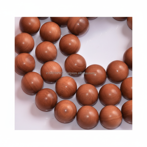 ลูกปัดไม้จันทน์ญี่ปุ่นแบบหลวม เป็นมิตรกับสิ่งแวดล้อม กลิ่นหอมหวานแบบไม้  อายุ 50 ปีขึ้นไป ขนาด 4 มม.-22 มม. สีน้ำตาลทองเข้มธรรมชาติ - Product Image 1