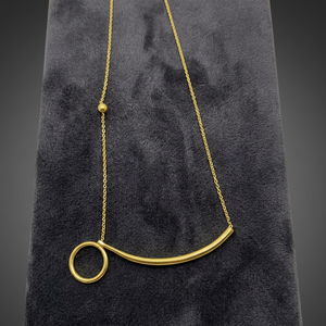 Collares Hechos a Mano de Aleación de Cobre, Chapados en Oro de 18K, Cadenas de Eslabones con Forma de Número Geométrico, Regalo Unisex, Clásico, Religioso, con Diamantes y Perlas - Product Image 1