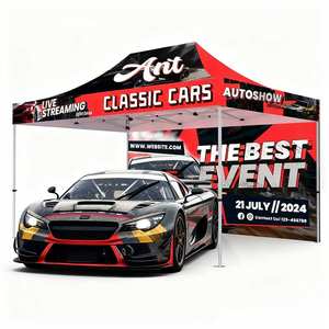 Toldo Impermeable para Publicidad Exterior con Impresión Personalizada, Carpas de 10x20 para Eventos, Gazebo, Carpa Plegable para Ferias Comerciales - Product Image 2