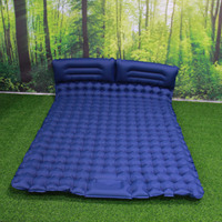 Matelas gonflable de camping pour 2 personnes, matelas de couchage en TPU pour le camping