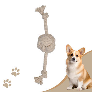 La nostra fabbrica vende direttamente giocattoli in corda di cotone per animali domestici, giocattoli da masticare, pulizia dei denti, intrattenimento interattivo e colori personalizzati - Product Image 1