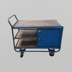 Artesanías de Metal de madera maciza Industrial de la vieja escuela para la decoración del hogar Gabinetes de sala de estar de madera maciza Armarios para baño Bodega de vino - Product Image 2