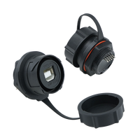 Conectores Redondos Impermeables IP68 Lshitech Tipo-B 2.0 Compatibles con Impresoras/Escáneres/Equipos de Control Industrial Inteligente