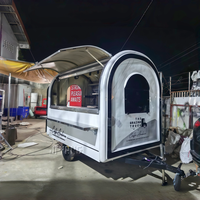 Camions de crème glacée à hot-dog, remorques de nourriture de concession, cuisines mobiles entièrement équipées, camions de restaurant, camions de restauration rapide