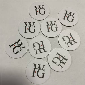 Groothandel Plat Pvc Plakkerig Beveiliging Programmeerbaar Nfc 424 Dna Munt - Product Image 5