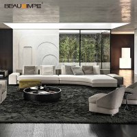 Nouveauté : Canapé carré Daniels, mobilier moderne de luxe haut de gamme pour villa et espace commercial