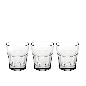 Juego de 3 vasos de agua Medina Line, vidrio transparente, 269 ml - Product Image 1