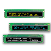 Gerçek LCM WEH004002A paralel SPI seri 4002 WS0010 40X2 karakter LCD modülü Winstar 4002 Oled ekran