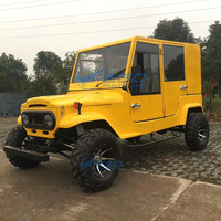 Véhicule tout-terrain 4 places Jeep Sides Buggy électrique pour enfants Quad Mini Buggy Jeep Buggy de sable Jeep entièrement fermé