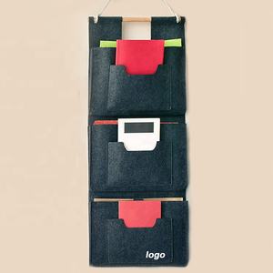 3 tasche in feltro appeso porta a muro Organizer per il giornale rivista porta File - Product Image 1