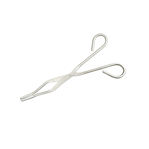 Pince en acier inoxydable finition satinée pour la pose de bijoux, la manipulation de creusets et de fioles, équipement de bricolage - Product Image 1