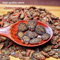 Danshen d'origine Shandong, Salvia rouge-violette naturelle, comprimés séchés de qualité supérieure, racines d'herbes chinoises, 1 kg, herbe en gros
