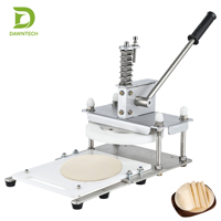 Presse à tortillas manuelle 25 cm, machine à tortillas en acier inoxydable, presse à pâte
