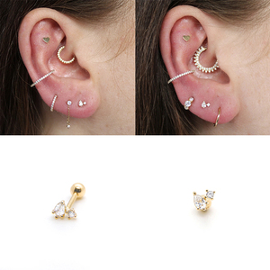 ROXI Pendientes Pequeños de Plata 925 con Zirconia en Forma de Gota para Mujer, Tendencia 2021 - Product Image 6