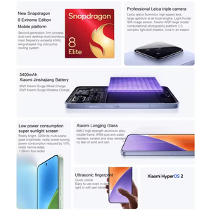 Nuevo Teléfono Inteligente <span class=keywords><strong>Xiaomi</strong></span> 15 5G Original con Lente Leica-Summilux/Pantalla de 6.3 Pulgadas Snapdragon 8 HyperOS 2/Batería de 5400 mAh Cargador de 90-100 W - Product Image 5
