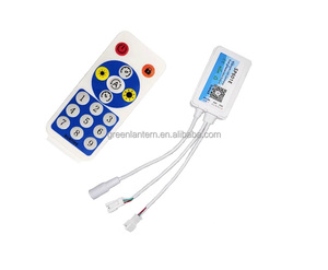 SP601E 2 Đầu Ra Tín Hiệu <span class=keywords><strong>Pixel</strong></span> LED Điều Khiển App Và RF Điều Khiển Từ Xa Được Xây Dựng Trong Kích Hoạt Cho Địa Chỉ Dải LED WS2812B SK6812 - Product Image 1
