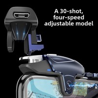 Manette de jeu ergonomique sans fil USB AK02 à touche tactile capacitif, tir automatique, 30 coups par seconde, sans vibration, sans pression sur les épaules