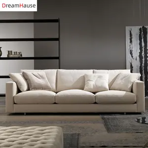 Dreamhuase Sofa Lateks, Kain Nordic Sederhana Modern Ruang Tamu Sofa Dilepas