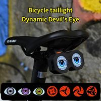 Phare LED dynamique HUIJIE 12V avec contrôle intelligent par application, 82 modes, yeux de démon, pour moto et vélo électrique, usine OEM