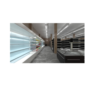 Étagères de supermarché robustes de qualité supérieure aux normes américaines avec comptoirs de caisse automatisés, solution tout-en-un - Product Image 1