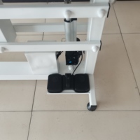 Table d'opération électrique classique en forme de Z EURVET pour équipement vétérinaire, en acier inoxydable SUS304, table chirurgicale vétérinaire