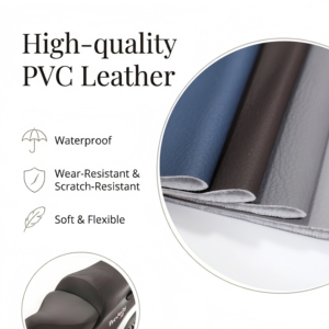 Direkter Fabrikvertrieb Professioneller Lieferant UV-Beständiges Hochfestes Wasserdichtes Kunstleder aus PVC für Dekorative Sofas - Product Image 1