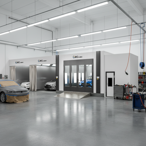 Cabine de peinture automobile à aspiration descendante, machine de peinture par pulvérisation, cabine de bronzage par pulvérisation à bas prix - Product Image 4